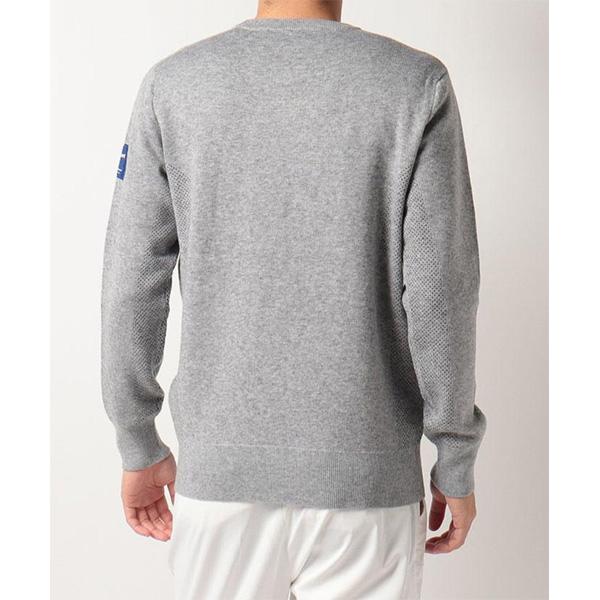 DESCENTE（デサント） ゴルフ 長袖 クルーネックセーター メンズ