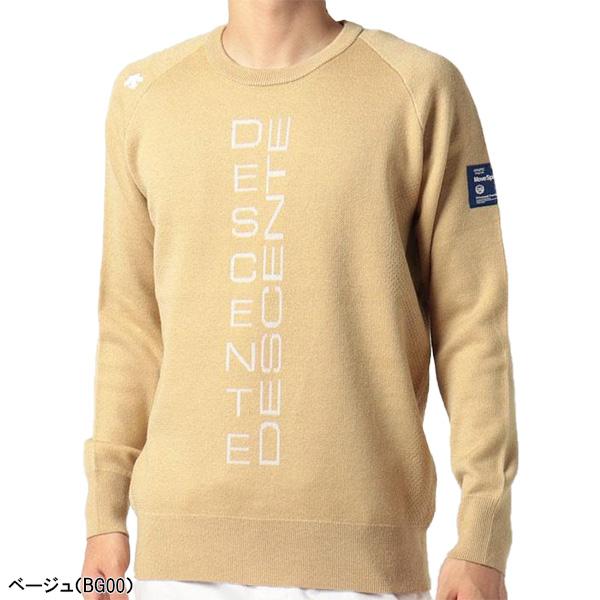 DESCENTE（デサント） ゴルフ 長袖 クルーネックセーター メンズ