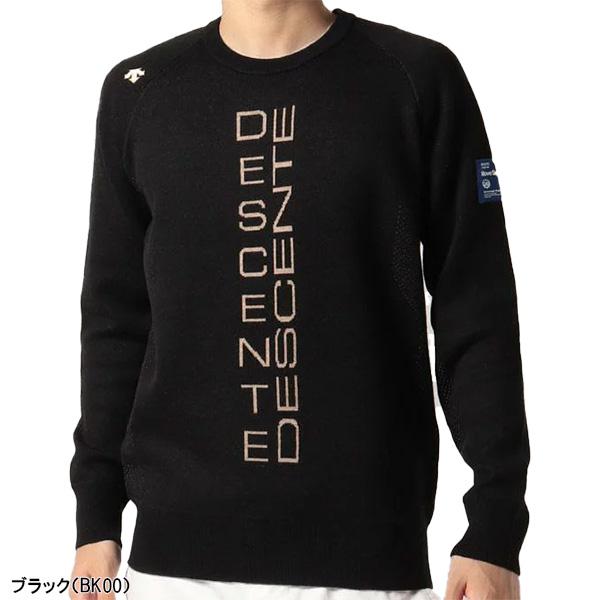 DESCENTE（デサント） ゴルフ 長袖 クルーネックセーター メンズ