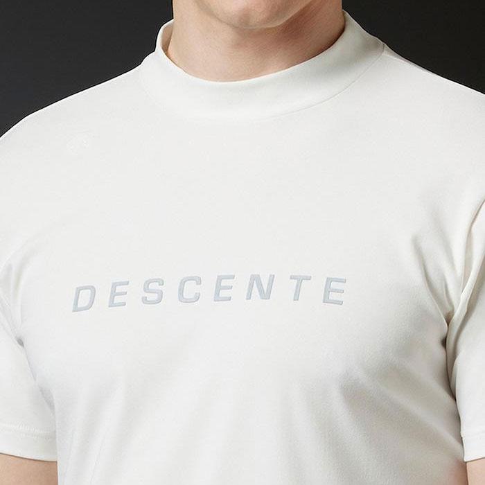 DESCENTE（デサント） ゴルフ 半袖 モックネックシャツ 吸汗速乾 UV