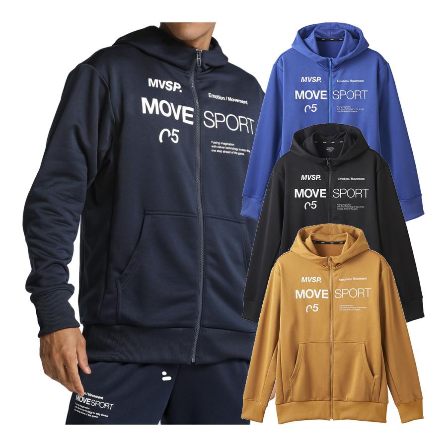 MOVESPORT デサント DESCENTE 長袖 フルジップ ライトスムース 