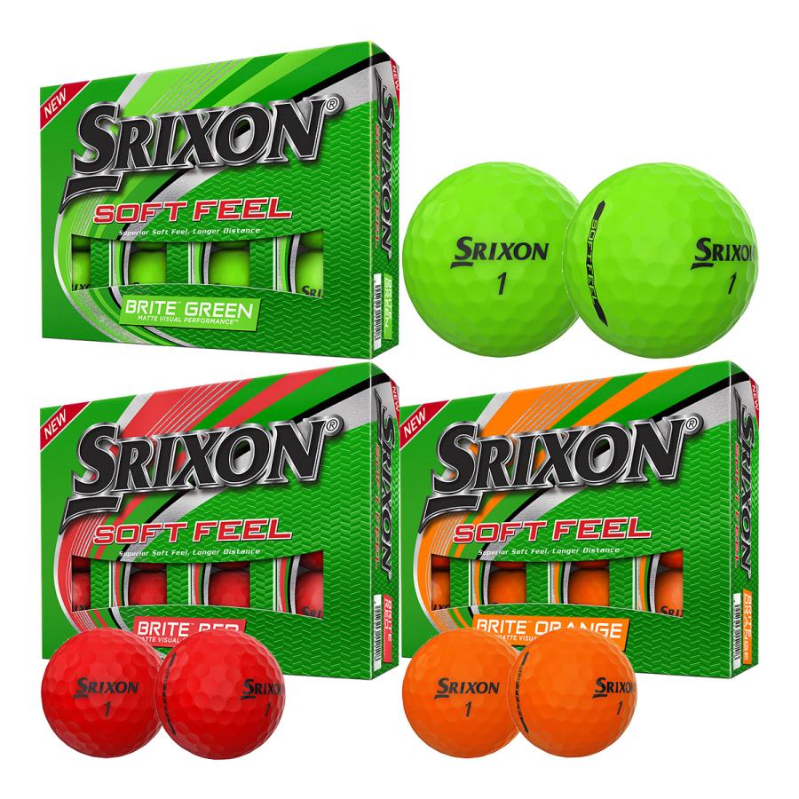 US仕様 ダンロップ スリクソン ゴルフボール ソフトフィール ブライト 1ダース マットカラー 2021年モデル  :dunlop-stflbrite21:スポーツ プレスト - 通販 - Yahoo!ショッピング