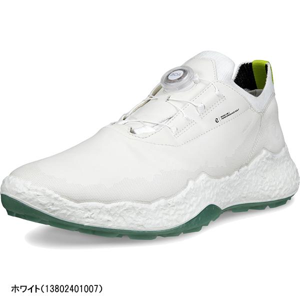 ecco（エコー） ゴルフシューズ レザーウォータープルーフ ボア メンズ