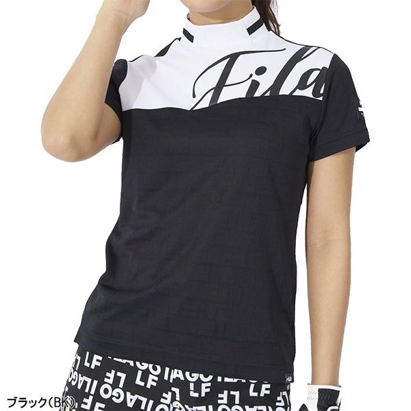 FILA レディース フィラ ゴルフ 半袖 モックネックシャツ FILA レディース フィラ ゴルフ 半袖 モックネックシャツ