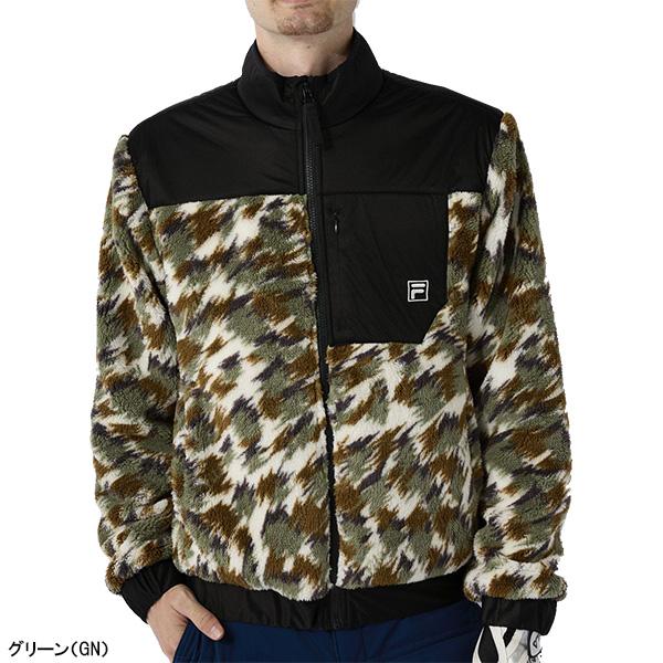 FILA（フィラ） ゴルフ 長袖 フルジップ ボアフリースブルゾン メンズ