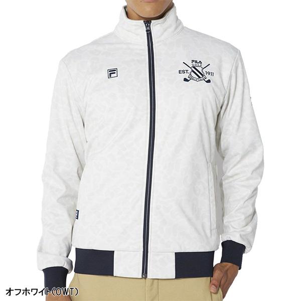 FILA GOLF フィラ ゴルフ 長袖 フルジップ ブルゾン カモ柄