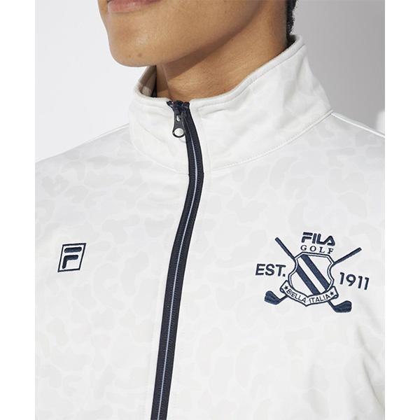 FILA GOLF フィラ ゴルフ 長袖 フルジップ ブルゾン カモ柄