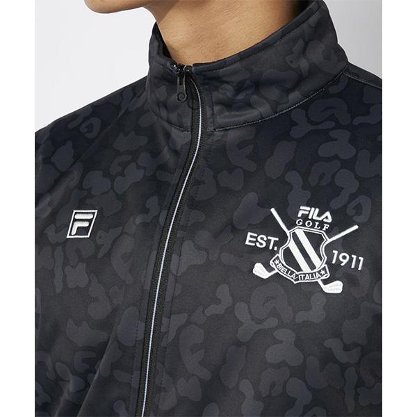 FILA GOLF フィラ ゴルフ 長袖 フルジップ ブルゾン カモ柄