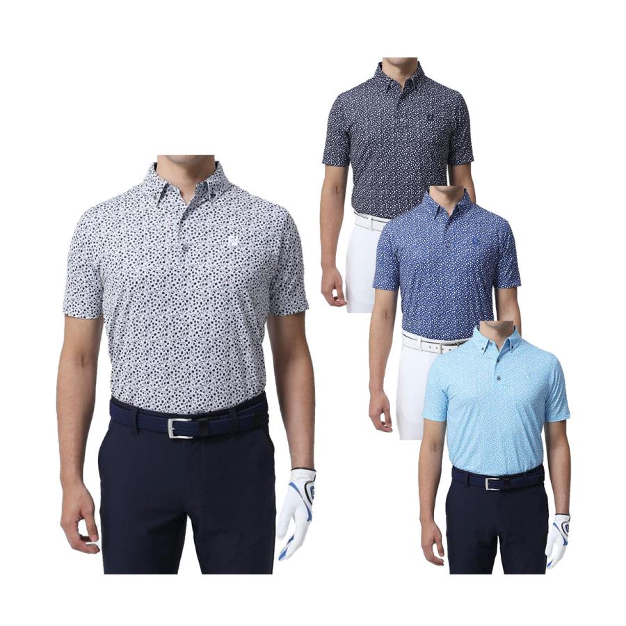 FootJoy（フットジョイ） ゴルフ 半袖ボタン ダウンシャツ スモール