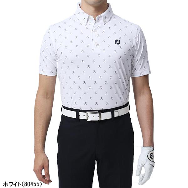FootJoy（フットジョイ） 半袖 ポロシャツ ボタンダウンシャツ クロス