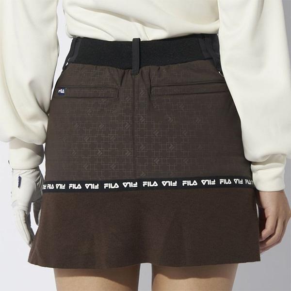 FILA GOLF レディース フィラ ゴルフ スカート 裾ニット中綿スカート