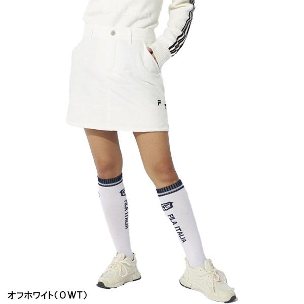 FILA GOLF レディース フィラ ゴルフ スカート 裾ニット中綿スカート