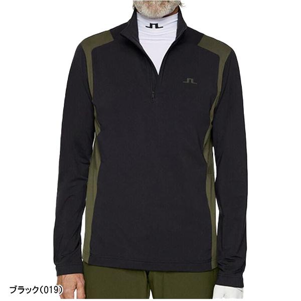 J.リンドバーグ 長袖 ハーフジップ ミッドレイヤー ミドラー メンズ 071-34910 ゴルフウェア 中間着 トップス J.LINDEBERG 2025年秋冬モデル