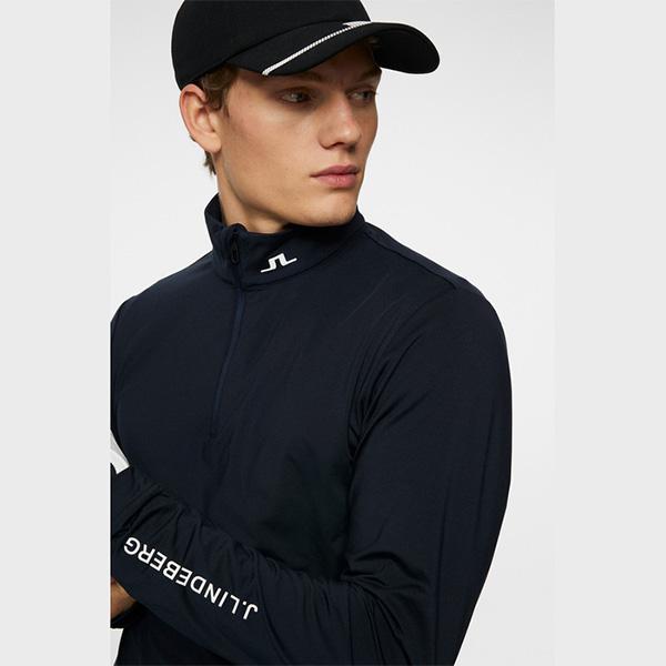 J.LINDEBERG ジェイリンドバーグ ハーフジップシャツ 長袖 Mサイズ