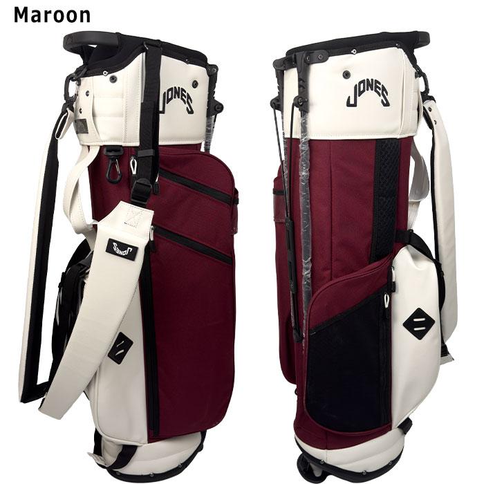 5ラウンド使用品　ジョーンズ　8.5型 トゥルーパー 　マルーン JONES Sports（ジョーンズ スポーツ） ジョーンズ ゴルフ 8.5型