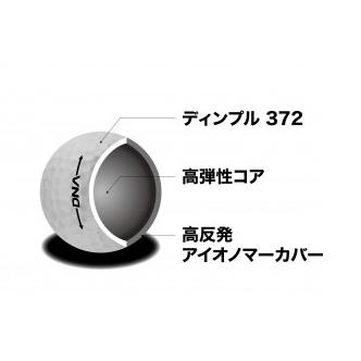 kasco（キャスコ） ゴルフボール DNA 1袋（10球入り） ネットケース