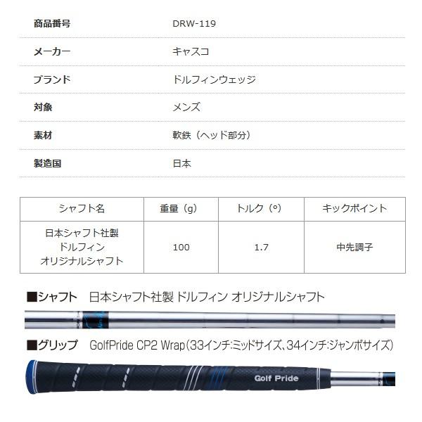 Dolphin Wedge キャスコ ドルフィン ランニング ウェッジ DRW-119 日本