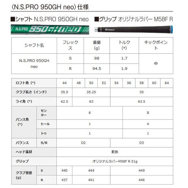 キャスコ ドルフィン ウェッジ DW-120G NSPRO950GH neo シャフト｜s-puresuto｜02