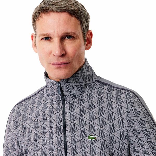 LACOSTE（ラコステ） 長袖 フルジップ ジャケット モノグラムジャ
