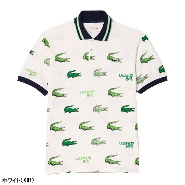 LACOSTE（ラコステ） 半袖 ポロシャツ ウルトラドライ総柄 ゴルフ