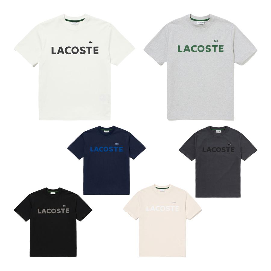ラコステ LACOSTE 半袖 Tシャツ ヘビーウェイトブランドネームロゴT