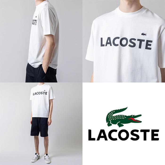 LACOSTE（ラコステ） 半袖 Tシャツ ヘビーウェイトブランドネームロゴT