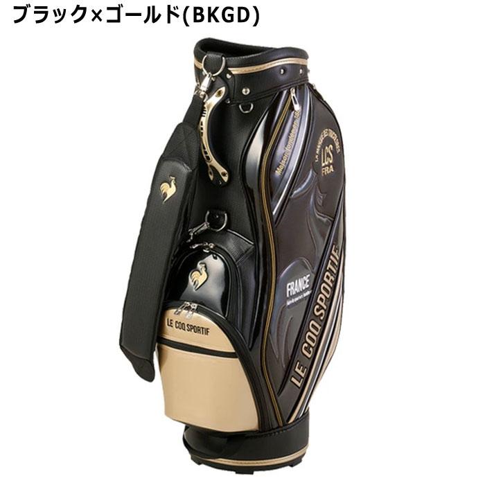 【新品】ルコックスポルティフ キャディバッグ LG4FCB10M WHNV le coq sportif GOLF ルコックスポルティフ ゴルフ 9.0型