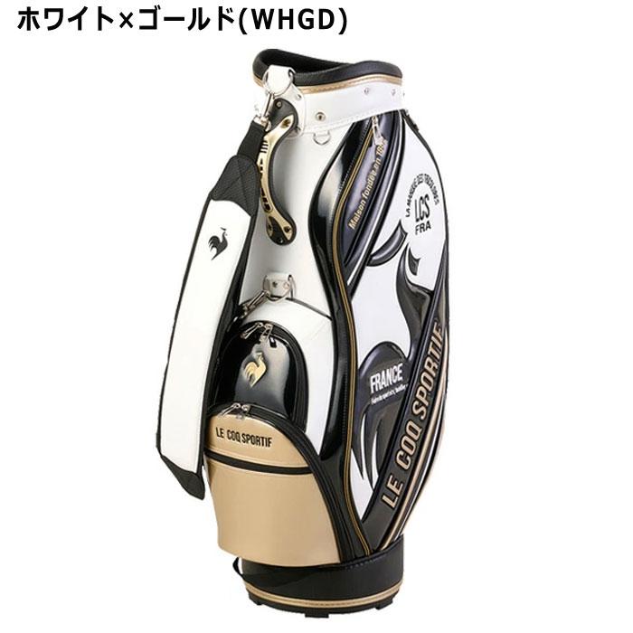 【新品】ルコックスポルティフ キャディバッグ LG4FCB10M WHNV le coq sportif GOLF ルコックスポルティフ ゴルフ 9.0型