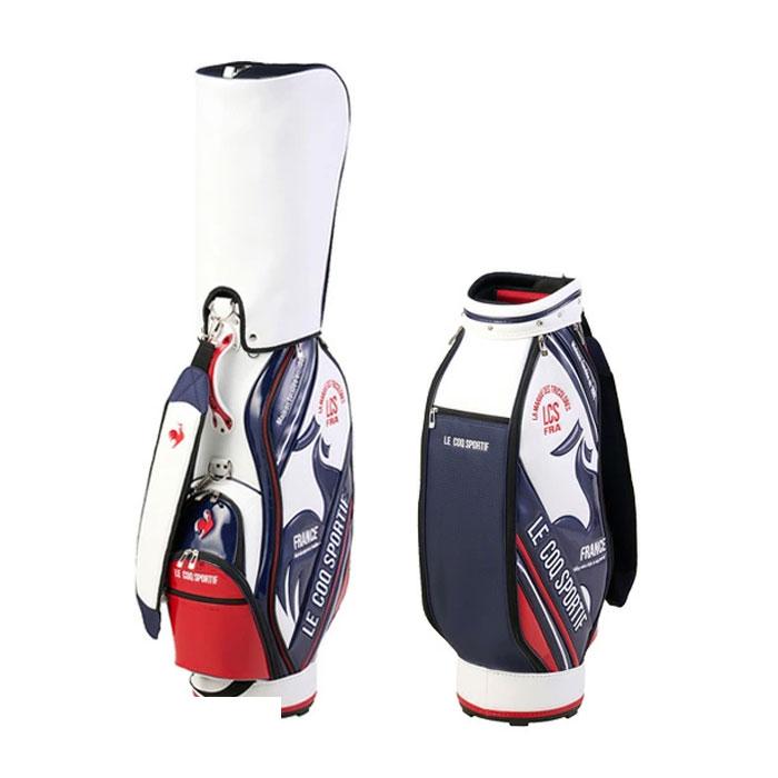 【新品】ルコックスポルティフ キャディバッグ LG4FCB10M WHNV le coq sportif GOLF ルコックスポルティフ ゴルフ 9.0型