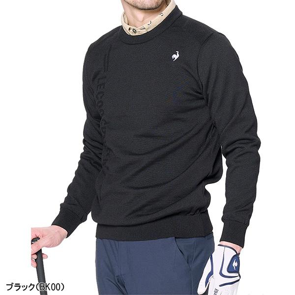 ルコックゴルフ★ハイブリッド ウール ニット ウェア 裏起毛 ブラック Lサイズ ルコックゴルフ☆ハイブリッド ウール ニット ウェア 裏起毛