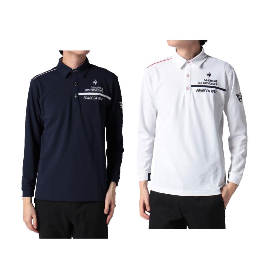 ★即日発送 新品 coq sprtif ルコック ゴルフ 長袖ポロ M 2枚 le coq sportif ルコックゴルフ メンズ 長袖 ポロシャツ/le golf