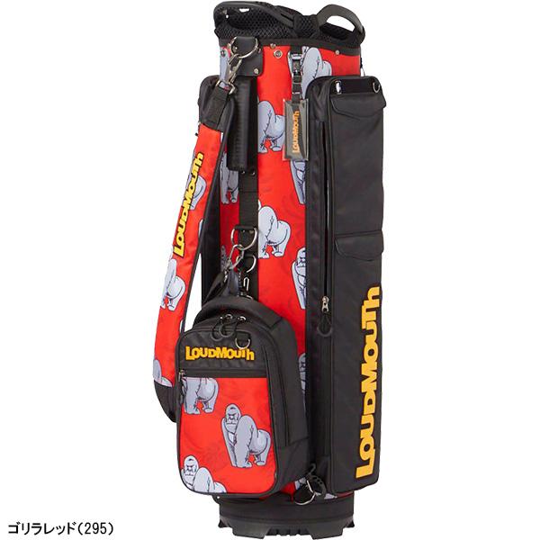 LOUDMOUTH キスマーク柄 軽量　新品 9インチキャディバッグ lmcbn-cb18-281.jpg