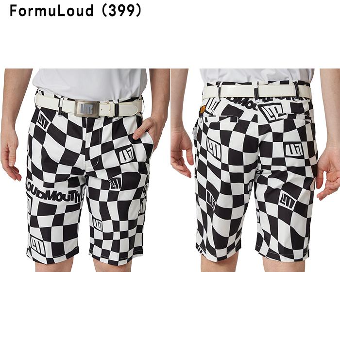 LOUDMOUTH ラウドマウス 千鳥格子 ハーフ パンツ 美品 管理A1408 LOUDMOUTH（ラウドマウスゴルフ） ラウドマウス 吸汗速乾 ストレッチ
