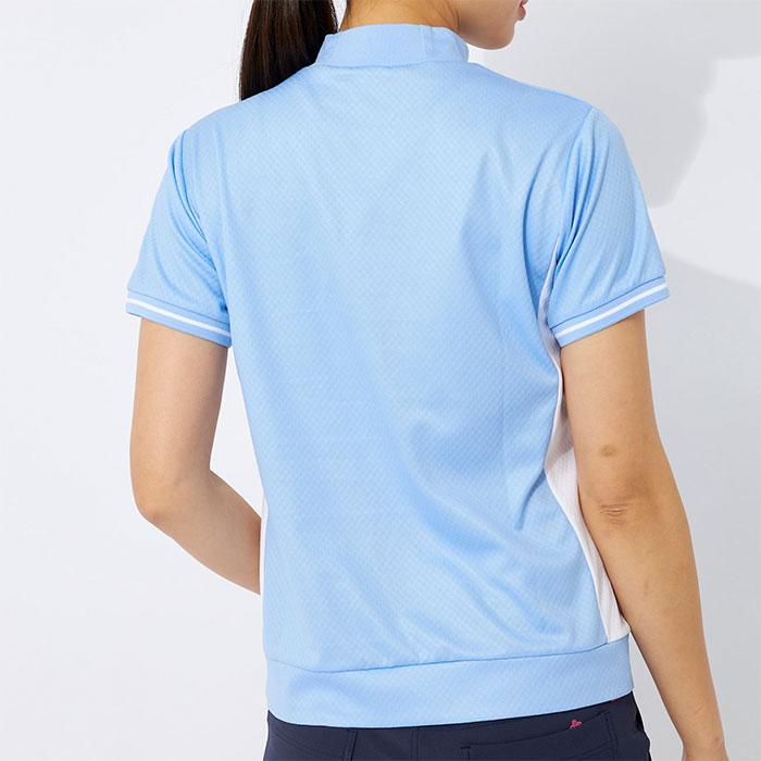 Marie Claire（マリ クレール） レディース 半袖 モックネックシャツ