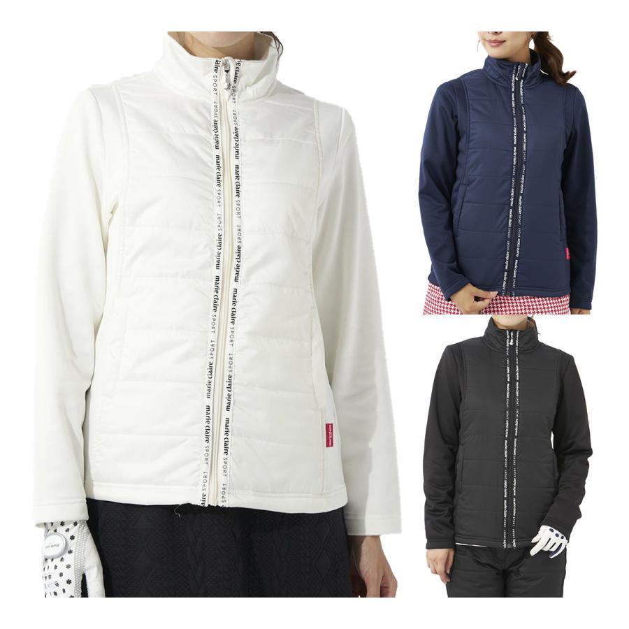 Marie Claire レディース マリ・クレール 長袖 フルジップ 異