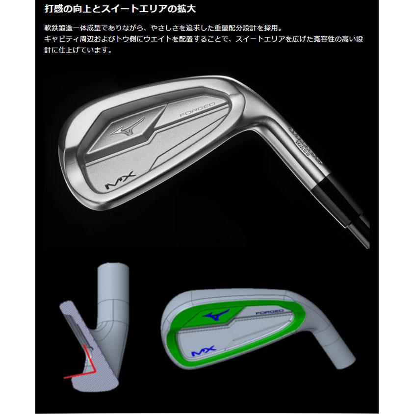 MIZUNO GOLF ミズノ MX FORGED アイアン 5本セット（No.6〜No.9、PW