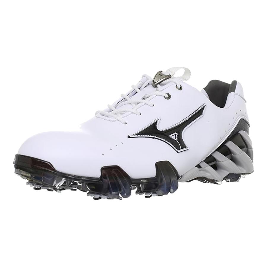 新品　Mizuno GENEM ホワイト ゴルフシューズ24.5 楽天市場】ミズノ ゴルフシューズ genem ジェネムの通販