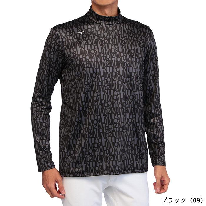 MIZUNO（ミズノ） ゴルフ 裏微起毛 長袖 モックネック シャツ E2MA2502
