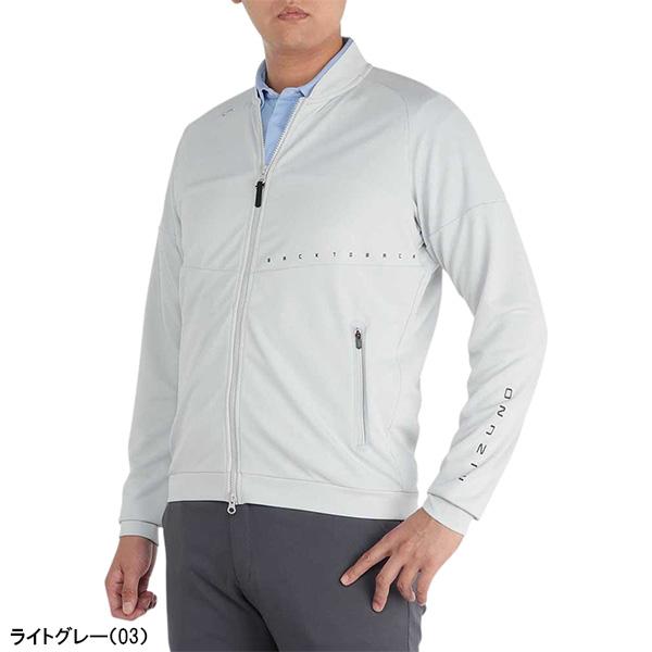 【ミズノ】ソーラーカットブルゾン フルジップ 極涼 UVカット MIZUNO GOLF ミズノ ゴルフ 長袖 フルジップ ブルゾン ソーラー
