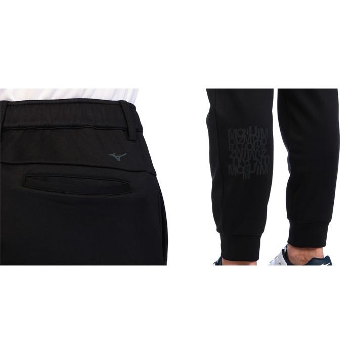 ミズノ(MIZUNO) ゴルフ ストレッチ 裏フリース ロングパンツ E2MF2505 メンズ ブラック Lサイズ MIZUNO（ミズノ） ゴルフ ストレッチ 裏フリース パンツ E2MF2505