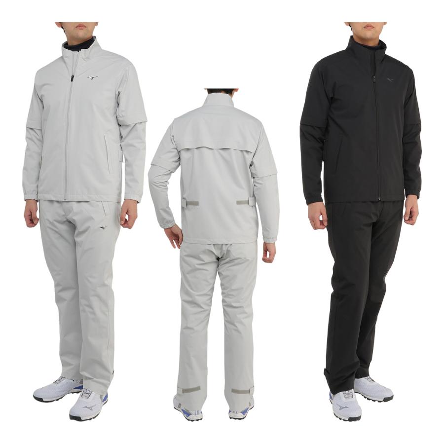 ミズノ ゴルフ レインウェア 上下セット　ユニセックス MIZUNO GOLF ミズノ ゴルフ レインスーツ 上下セット ブルゾン パンツ