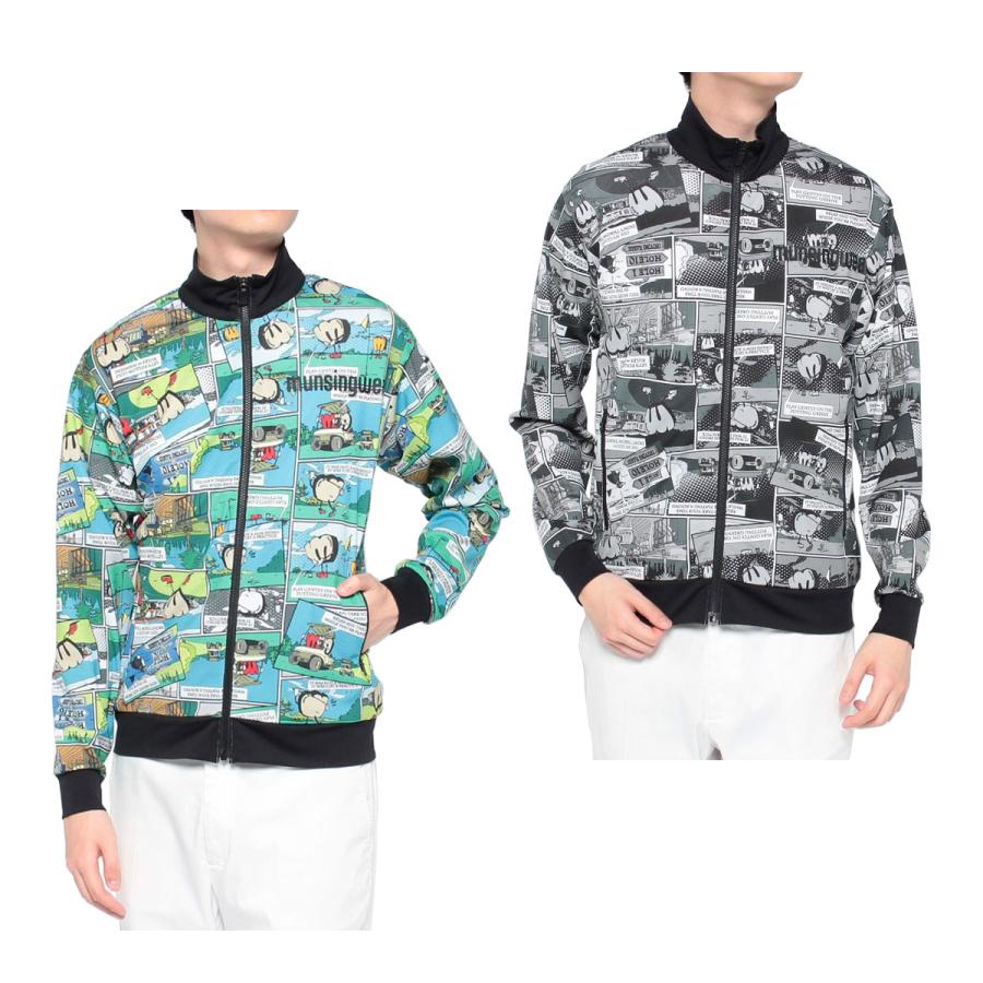 Munsingwear（マンシングウェア） ENVOY エンボイ コミック柄 メッシュ