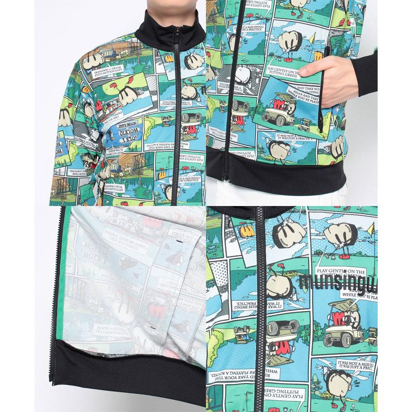 Munsingwear（マンシングウェア） ENVOY エンボイ コミック柄 メッシュ