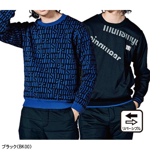 ENVOY マンシングウェア 長袖 リバーシブル ジャカードセーター ニット