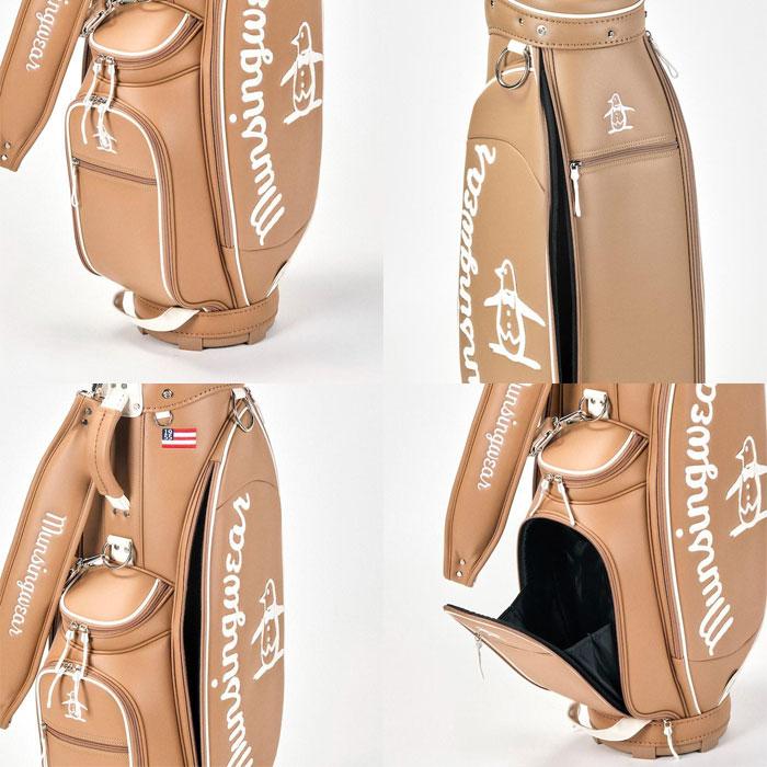 美品　ゴルフバッグ　キャディバッグ　ベージュ系 マンシング 2024年秋冬モデル レディース SEASON COLLECTION