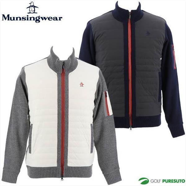 マンシングウェア ニット ハイブリッドジャケット メンズ MGMMJL11