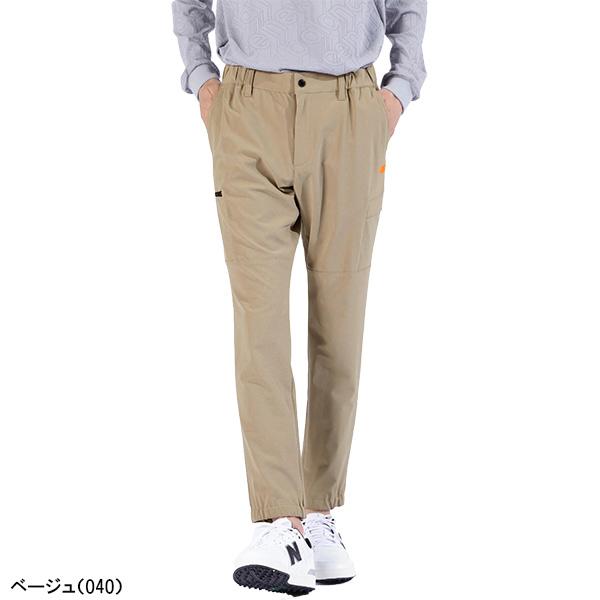 ニューバランス ゴルフ ストレッチ 撥水性 ワンタック ワイド ロング パンツ New Balance Golf パンツ 「new balance golf」ダブルチェック柄