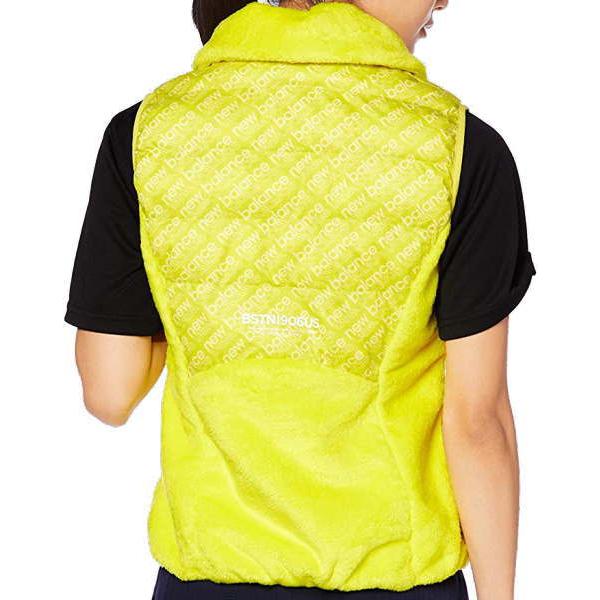 レディース ニューバランス ゴルフ ボア中綿ベスト タイポグラフィ