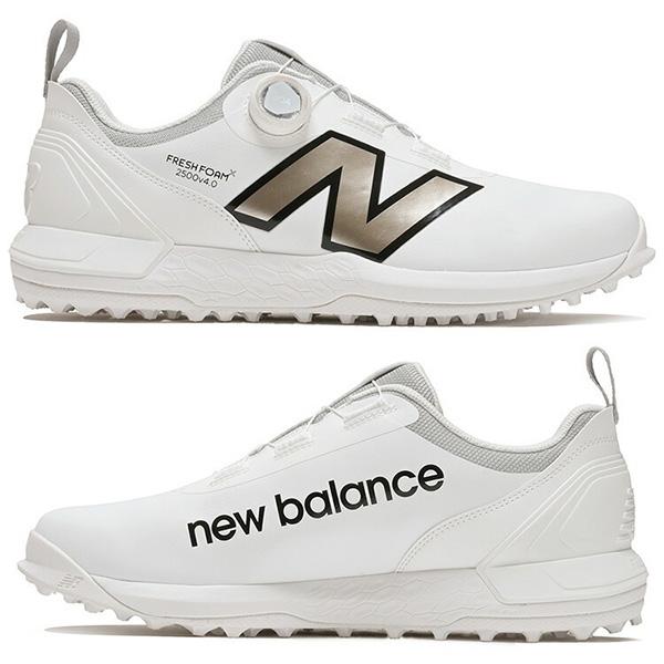 ニューバランス ゴルフシューズ フレッシュフォーム Fresh Foam X 2500 V4 SL BOA ボア スパイクレスシューズ UGS2500 2E相当 New Balance Golf_2