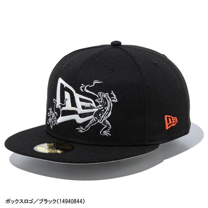 NEW ERA（ニューエラ） キャップ 59FIFTY 鳥獣戯画 フラッグロゴ New